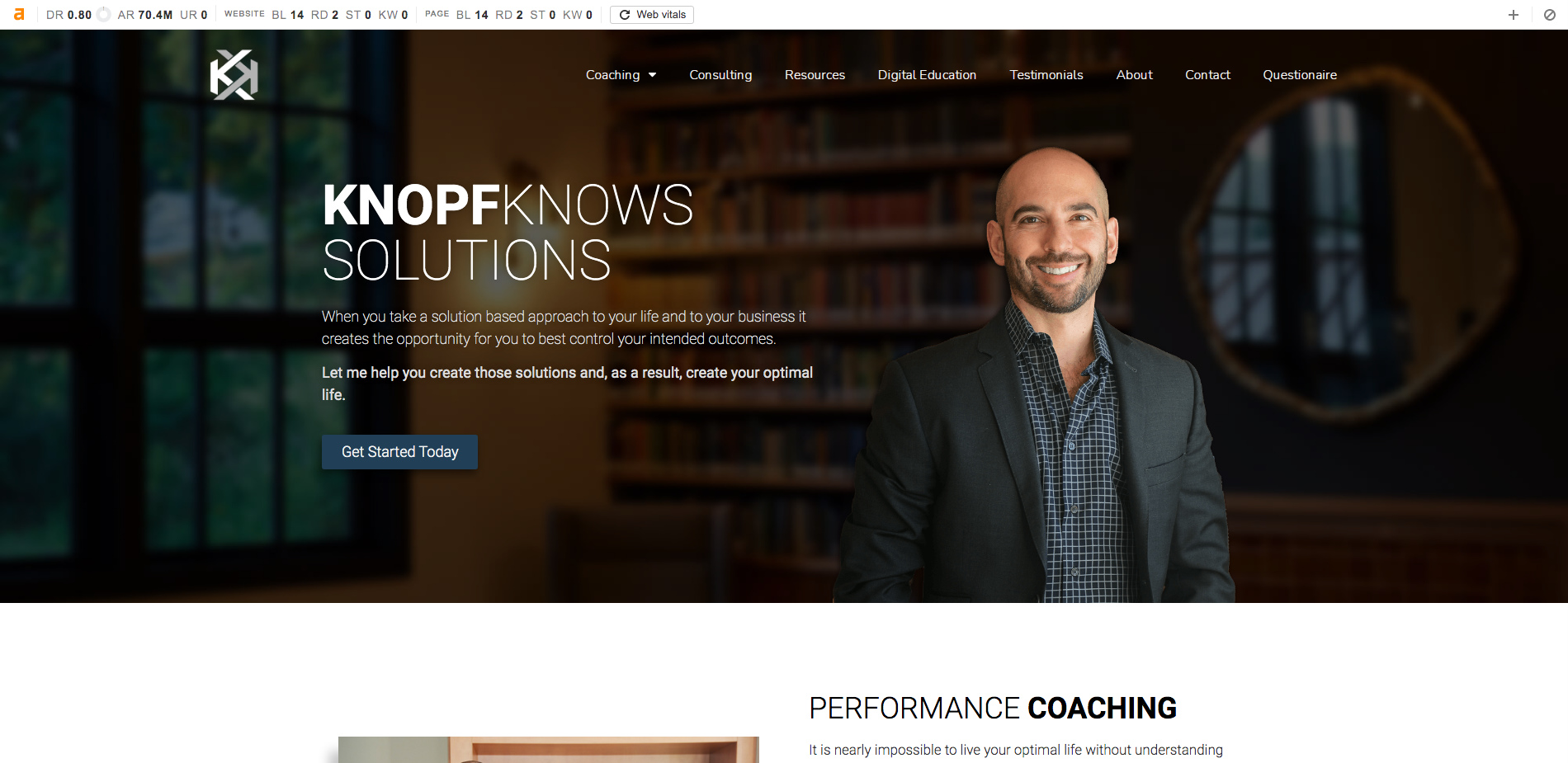 knopf solutions website